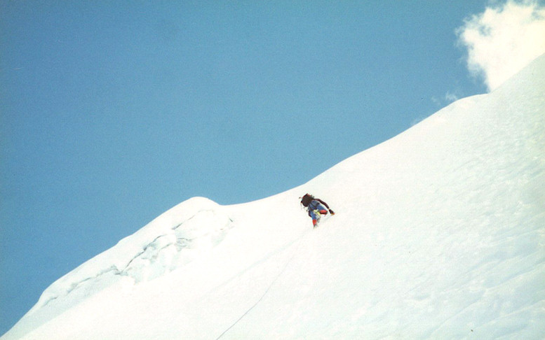 Andes Mountains, Andes mountaineering, Andes alpinism, Andes climbing, Bolivian Andes, Cordillera Real, 1989 Real Time Expedition, John Hessburg, Peter Delmissier, Eddie Boulton, Bolivia climbing, Bolivia mountaineering, Bolivia expeditions
