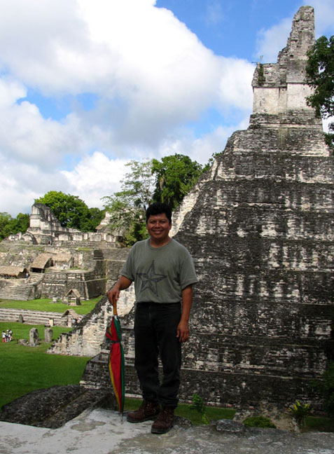 Hugo Estrada, nationally respected expert on the Tikal Ruins of Guatemala.