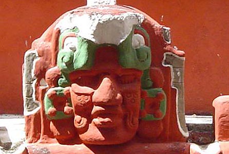 Estela Maya, ancient Mayan Ruins at Copan, Honduras.