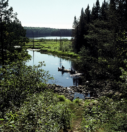 Another perfect day in Ontario's Quetico Canoe Wilderness.